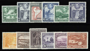 British Guiana S.G. 308a/19 (Scott 230-41) **