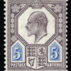 Great Britain S.G. 244. Spec. M29(2) 5d. Slate-purple and ultramarine **