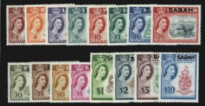 Malaysia - Sabah S.G. 408/23 (Scott 1-16) **